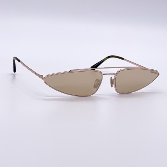 NEW TOM FORD TF979 28G UNISEX GOLD METAL SUNGLASSES TOM FORD FT0979 - Picture 1 of 12